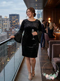 Alfani Womens Plus Evening Velvet Cocktail Dress, Size 18W