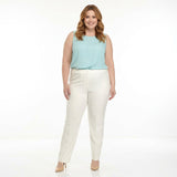 Nine West Lily Multi Stripe Plus Size Pinstripe Skinny Pants, 18W