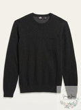 Dickies Mens Big and Tall Crew Pullover with Patch Pocket,Size 2XB Black