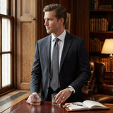 Tasso Elba Mens Classic Herringbone Tie