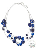 Style & Co Shell Multi-Row Illusion Necklace