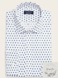 Club Room Mens Classic/Regular Fit Performance Foulard Print Dress, Size Medium