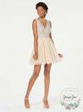 City Studios Juniors Rhinestone & Tulle Fit & Flare Dress, Size 1