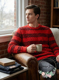 INC Mens Knit Striped Pullover Sweater, Size XL