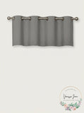 Eclipse Nadya Grommet-Top Valance, 52 X18