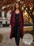 Nine West Women's Draped Open-Front Topper Jacket