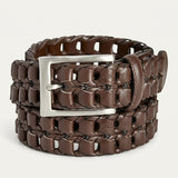 Perry Ellis Mens Link-Braid Belt, Size Large