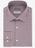 Michael Kors Mens Regular Fit Airsoft Stretch Gingham Dress Shirt, Size XL
