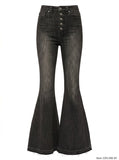 Free People Womens Irreplaceable High Waist Flare Jeans