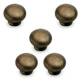 Hickory Hardware Cottage 1-1/8 Inch Mushroom Cabinet Knob, 5 Pack