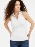 Thalia Sodi Zip-Front Halter Top, Size XS