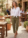 Guess Womens Anya Casual Solid Cargo Pants, Size 4