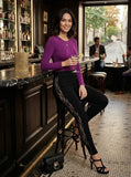 Thalia Sodi Lace-Trim Leggings, Size Small