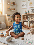 First Impressions Baby Boys So Awesome Graphic Tank Top, 18Mo