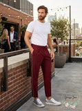 I.n.c. Mens Piped Drawstring Jogger Pants, Size Medium