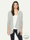 PL Movement by Pink Lotus Womens Cool Down Jacket, Heather Grey, Small