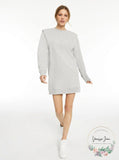Inc Long-Sleeve Knit Mini Dress, Size Medium