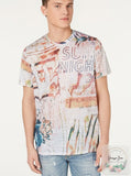 Guess Mens Summer Nights Graphic T-Shirt, Small
