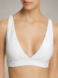 Red Carter Womens Wire Plunge Bikini Top, Size Large