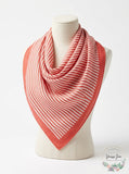 Michael Kors Petite Stripe Square Scarf, One Size