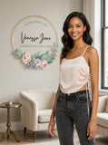 Lucy Paris Sienna Gathered Top, Size Large