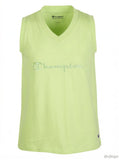 Champion Big Girls Script Logo Tank Top - Bright Green, Size XL