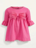 First Impressions Baby Girls Ponte-Knit Bow Dress, Size 3/6 Months