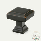 Emtek 86296 American Designer 1-5/8 Inch Square Cabinet Knob
