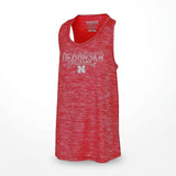 Champion NCAA Nebraska Cornhuskers Girls Tank Top with Scoop Neck, Size Large