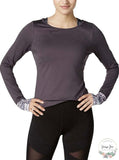 Jessica Simpson The Warm Up Juniors Open-back Compression Top, Large