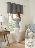 Eclipse Nadya Grommet-Top Valance, 52 X18