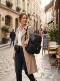 Steve Madden Boomer Backpack W/ Removable Belt Bag-Black
