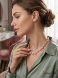 Charter Club Gold-Tone Pave and Stone Collar Necklace