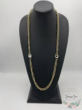 Charter Club Crystal and Large Link 36inches Strand Necklace