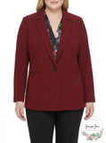 Nine West Plus Size One-Button Jacket, Size 18W