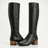 Gentle Souls by Kenneth Cole  Ella Square-Toe Block-Heel Boot,Size 5