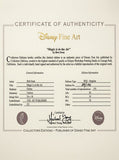 Disney Fine Art Magic is in the Air by Bret Iwan Certificate of Authenticity