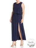 MICHAEL Michael Kors Womens Tie-Shoulder Ruffled MIDI Dress, Size 2X