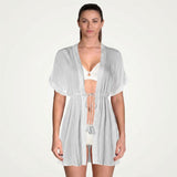 Lauren Ralph Lauren Womens Crinkle Rayon Dress Cover-Up, Size Medium