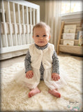 First Impressions Baby Girls 2-Pc. Faux-Fur Vest, Tulle-Hem Tunic, Size 24M