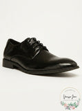 Steve Madden Mens Crakke Embossed Patent Occasion Derby Mens Shoes,Size 10.5