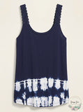 Layla Women's Printed Tank Pajama Top, Size Medium