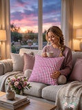 Sky Sunset Blossoms Decorative Pillow, 18 x 18 Various Colors