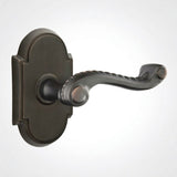 Emtek Assa Abloy Keyed Leverset with #8 Rosette and Rope Levers