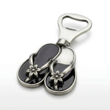Thirstystone Bottle Opener, Flip Flops, Silver