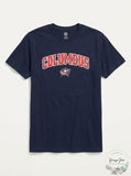 NHL Columbus Blue Jackets Mens Cotton Tee, X-Large, Navy