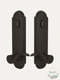 Emtek 5368-US10B Oil Rubbed Bronze Annapolis 2-Point Dummy Lockset