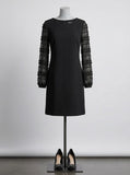 Alfani Womens Black Shimmer Shift Party Cocktail Dress, Size Small