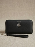 Guess Digital Zip-Around Wallet, Black