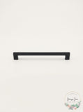 Emtek 86166 Trail 12 Inch Center to Center Handle Cabinet Pull Flat Black